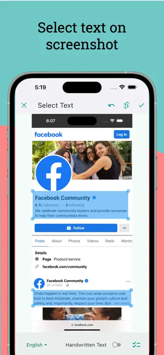 Copy Text On Screen: Screenshot 3 von 6