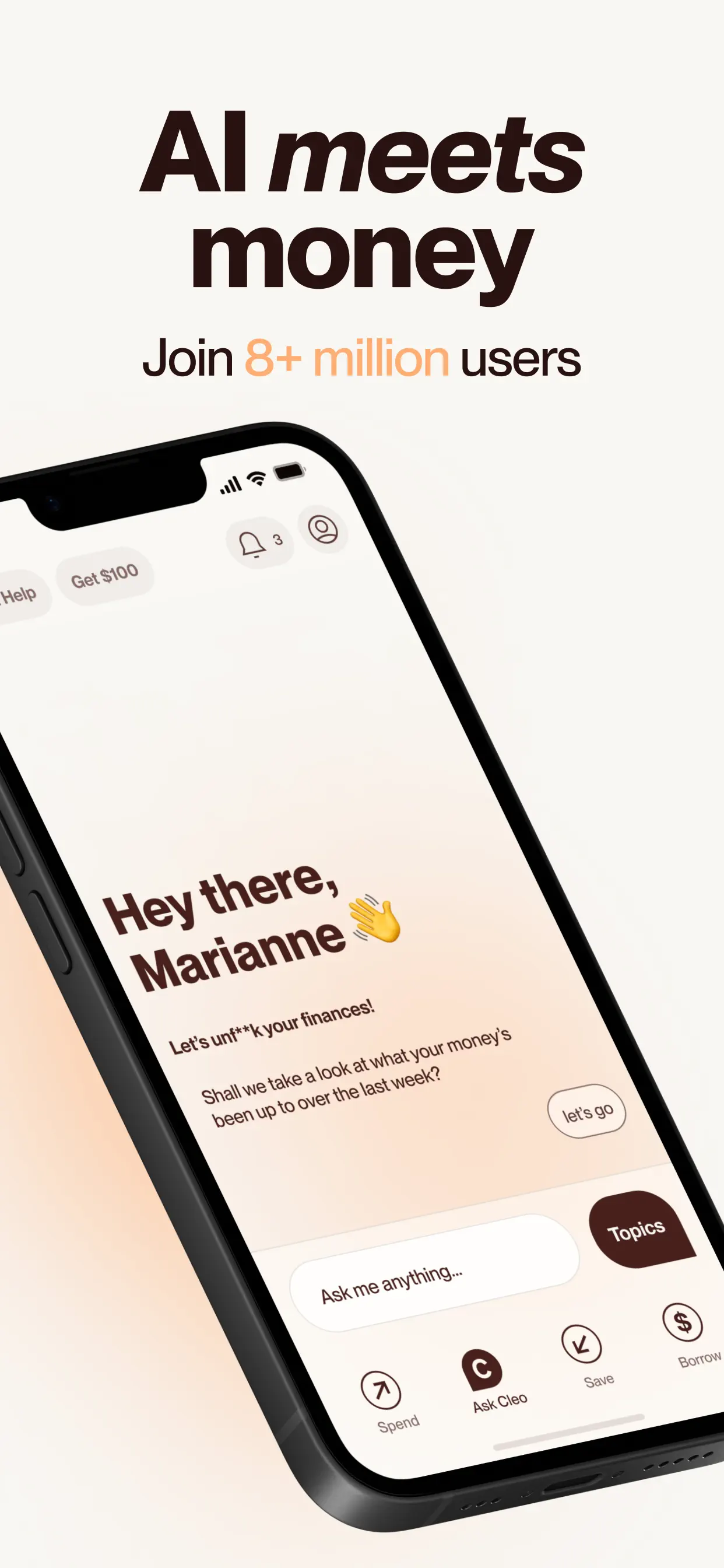 Cleo AI: Smart Money Manager screenshot 2