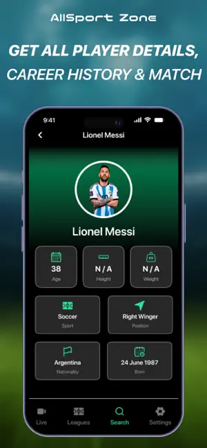 Calcio in Diretta TV Risultati iPhone screenshot 6