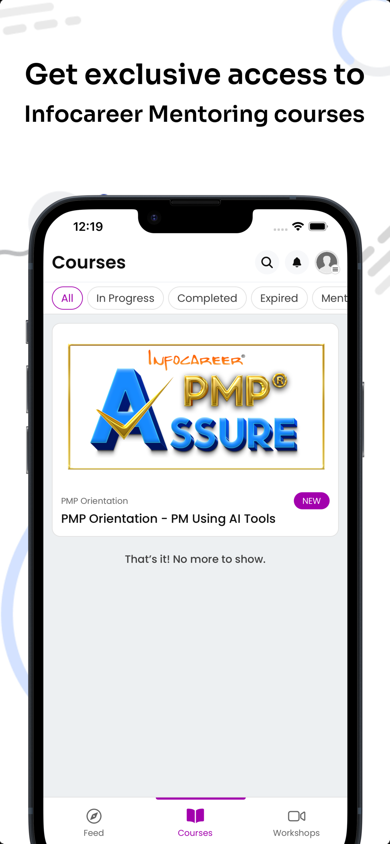 Infocareer Mentoring Hub screenshot 3