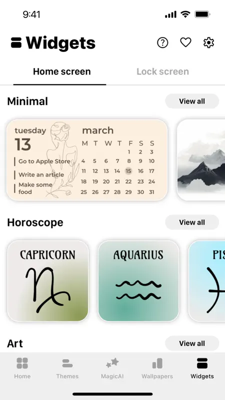Aesthetic: App icons & Widgets screenshot 6 of 6