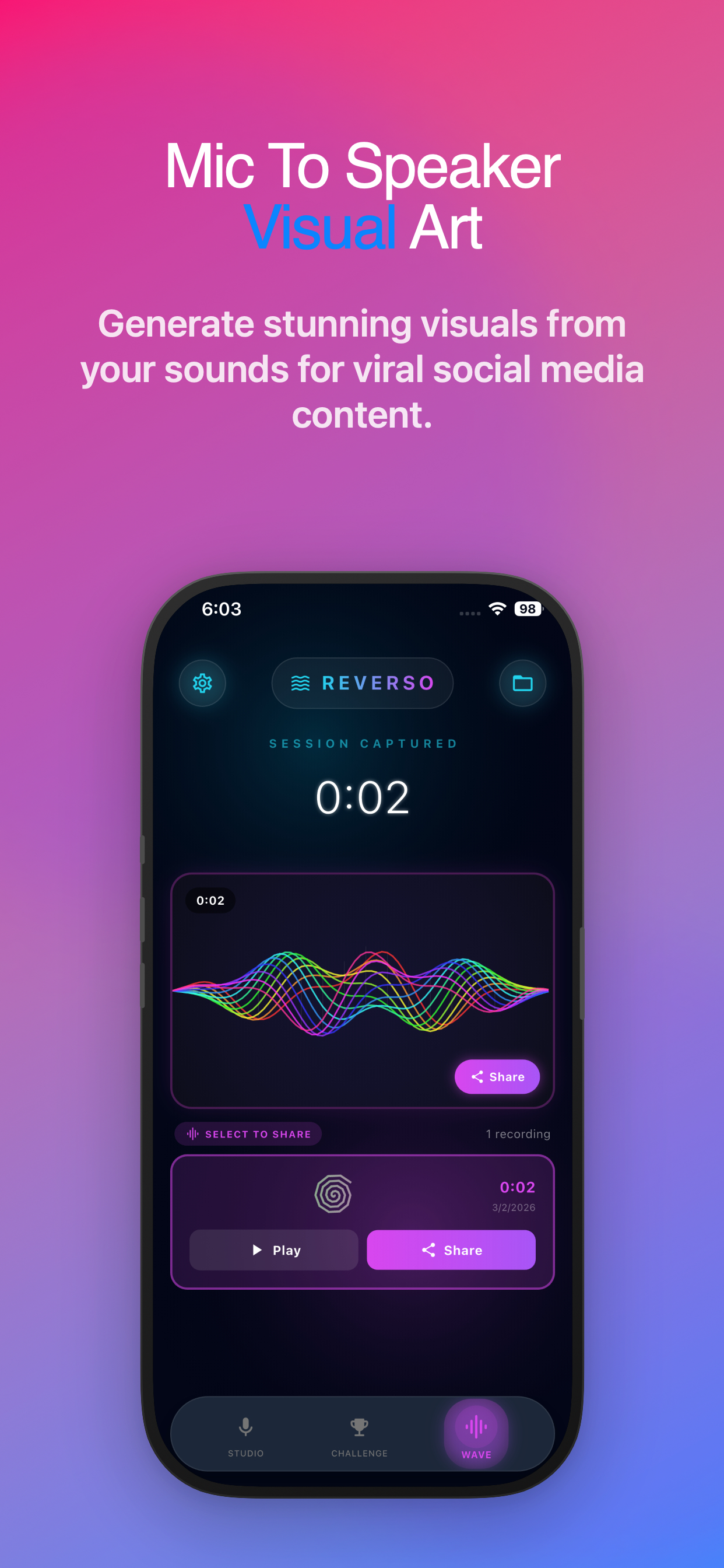 Reverse Audio : Reverso
