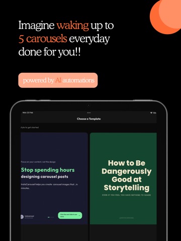 LinkedInCarousel iPad screenshot