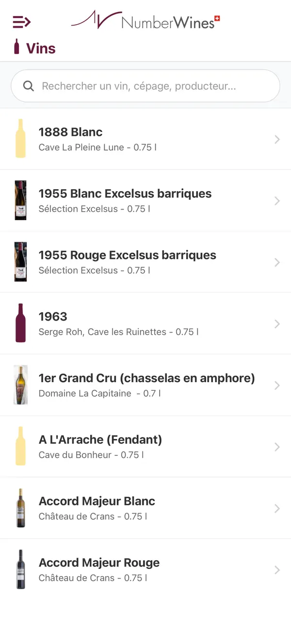 Screenshot #1 pour NumberWines