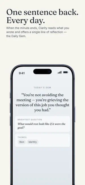 Clarity, 1-min Journal screenshot 4