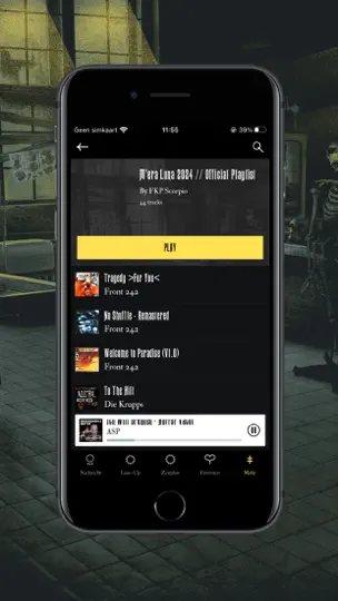 Screenshot von M'era Luna Festival auf dem iPhone 5