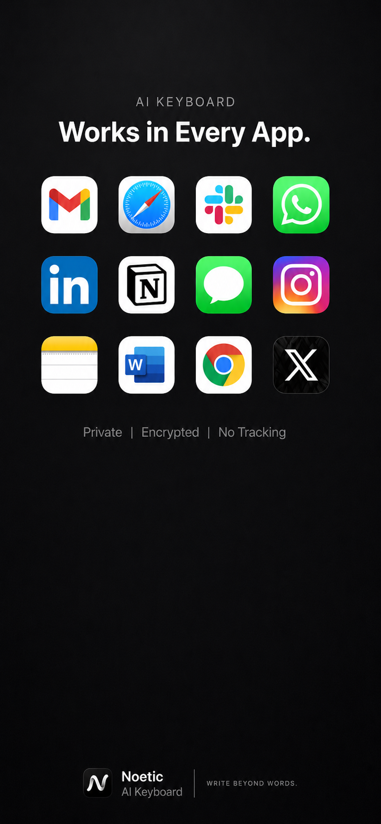 Noetic: AI Writing Keyboard screenshot 7