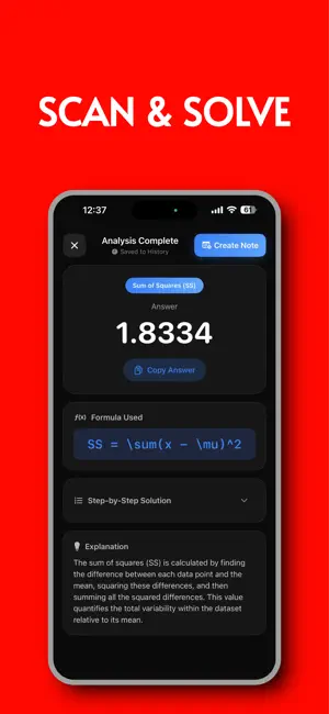 Statistics AI: Scan & Solve screenshot 3