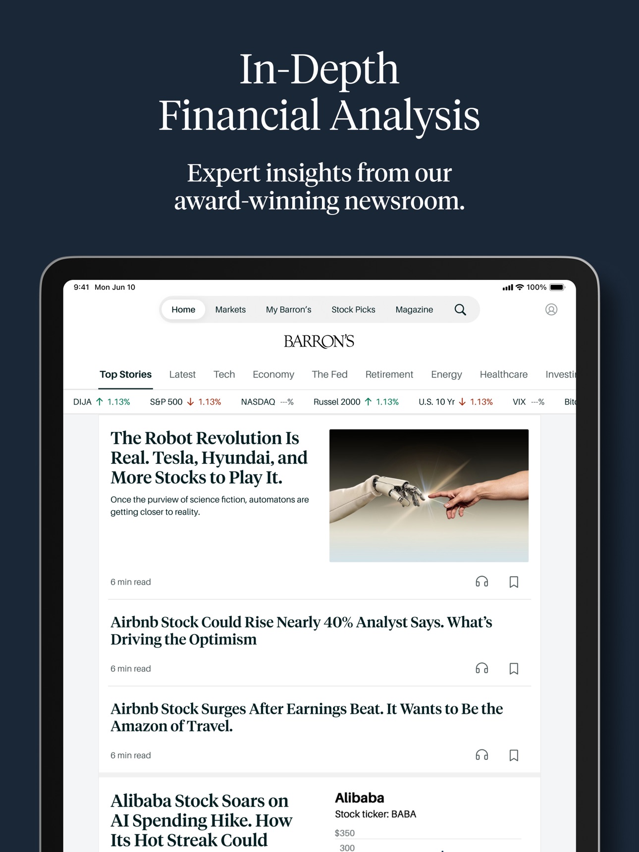 Screenshot 7 of Barron’s - Investing Insights