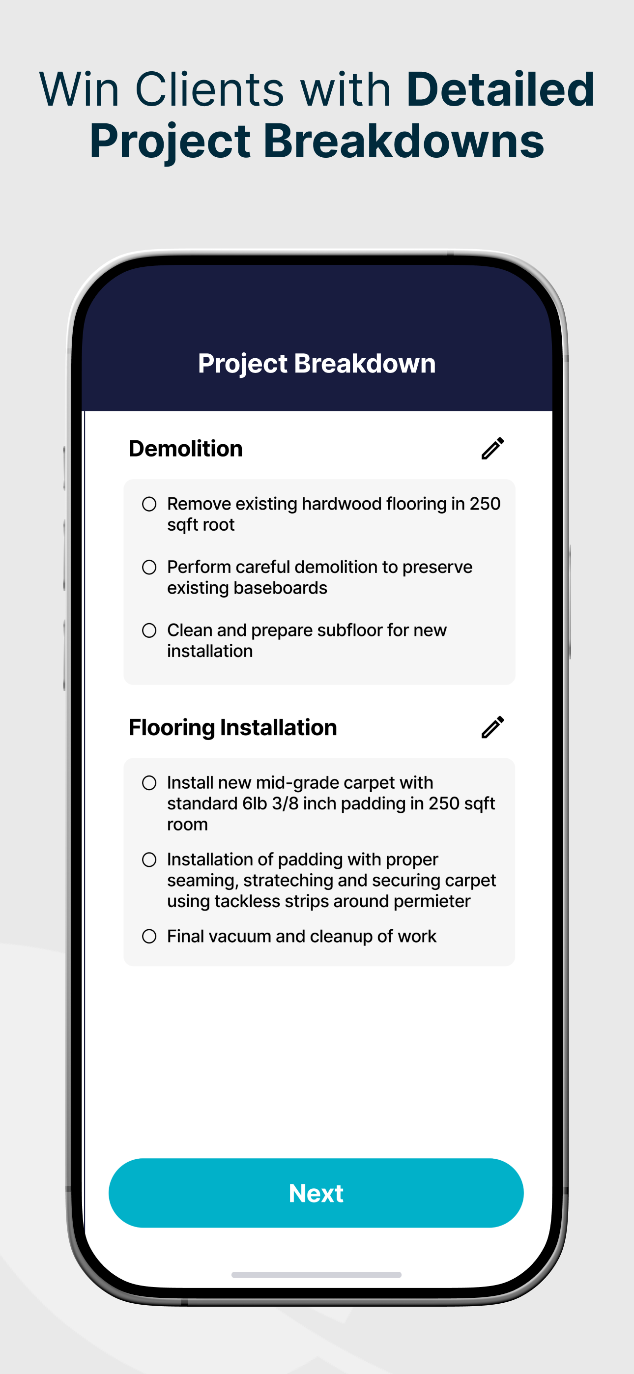 SimplyWise: Cost Estimator