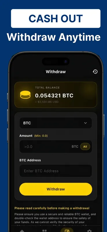 Veltrix: BTC Cloud Miner screenshot 3 of 4