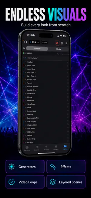 VJ Stage: Audio Visualizer screenshot 4