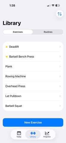 ION: Workout Log Screenshot 2 of 5
