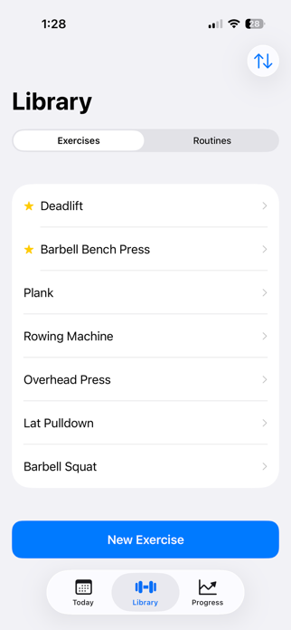 ION: Workout Log Screenshot 2 of 5