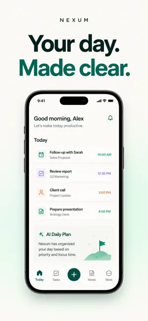 Nexum: AI Task Planner screenshot 1