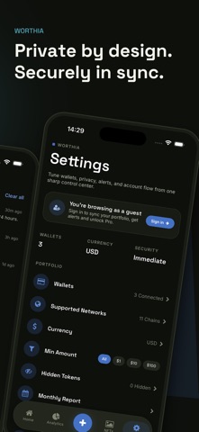 Worthia: Crypto Portfolio Screenshot 5 of 5