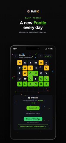 Ball IQ - Soccer Quiz iPhone screenshot