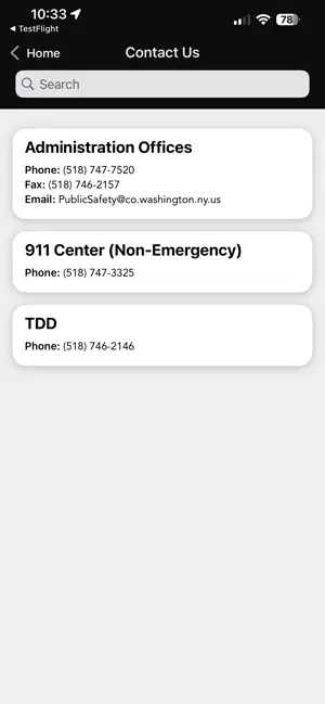 Washington Co NY Public Safety screenshot 2