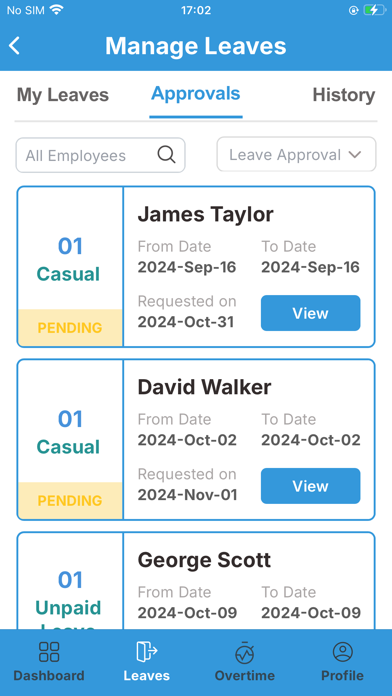 Leave Central: Leave Planner Screenshot
