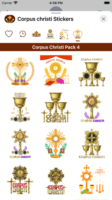 Screenshot 4 of Corpus Christi Stickers App