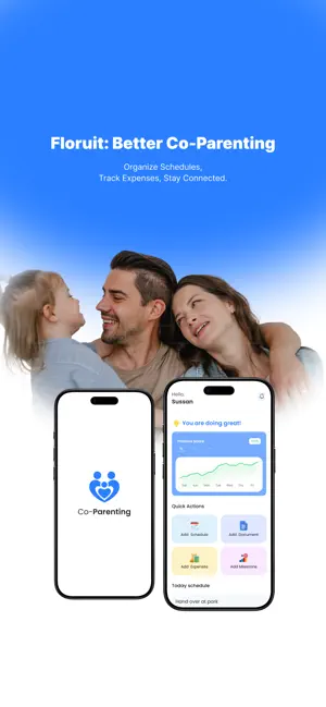 Floruit Co-Parenting App screenshot 1