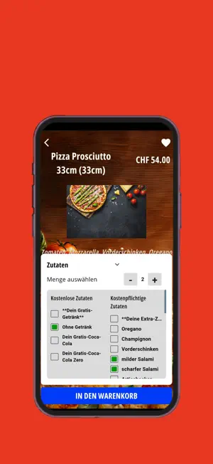 Muttenz Pizza David screenshot 2