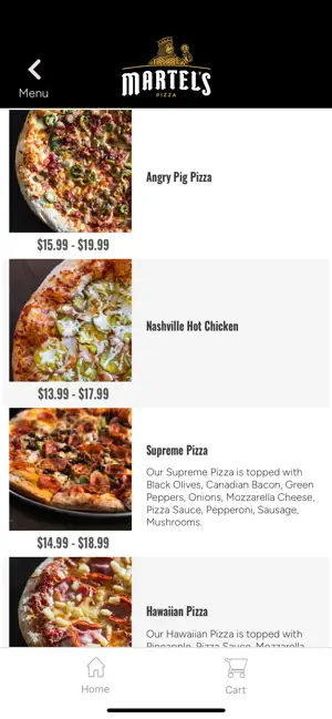 Martel’s Pizza screenshot 3