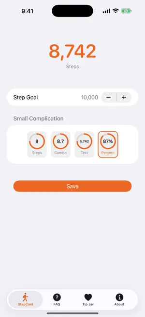 StepCard screenshot 1