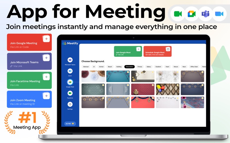 Join & Schedule Meetings! iPhone screenshot