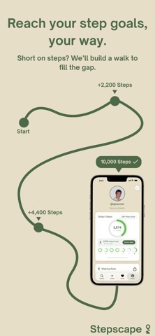 Stepscape: Walk & Discover screenshot