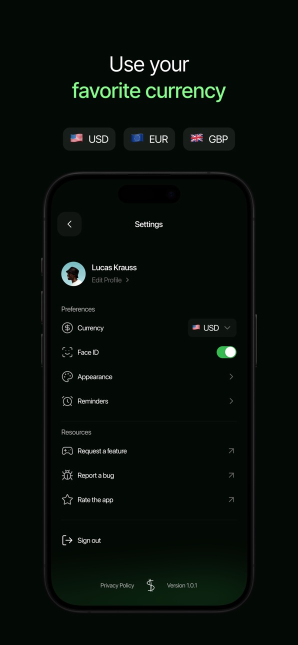 iPhone screenshot