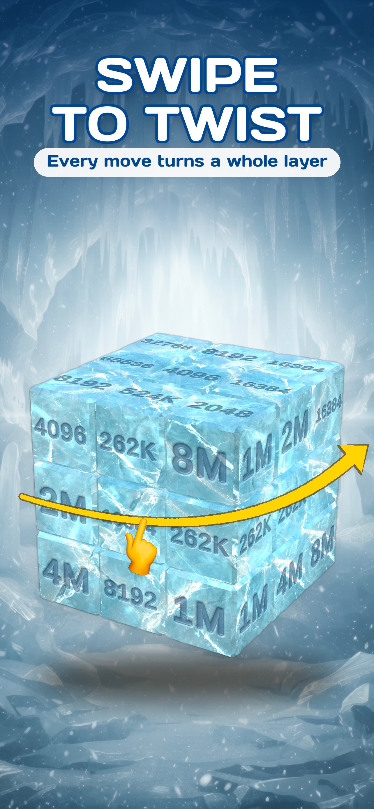 Screenshot 3 of Twist & Merge: 3D Number Cube