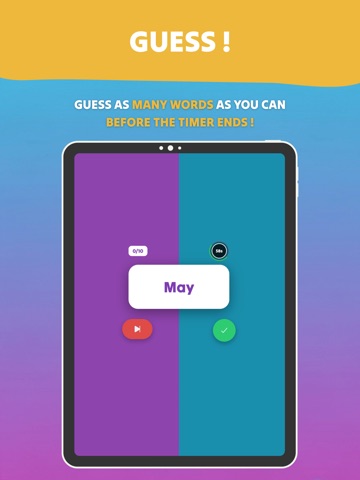 Wordigo : Charades ! iPad screenshot