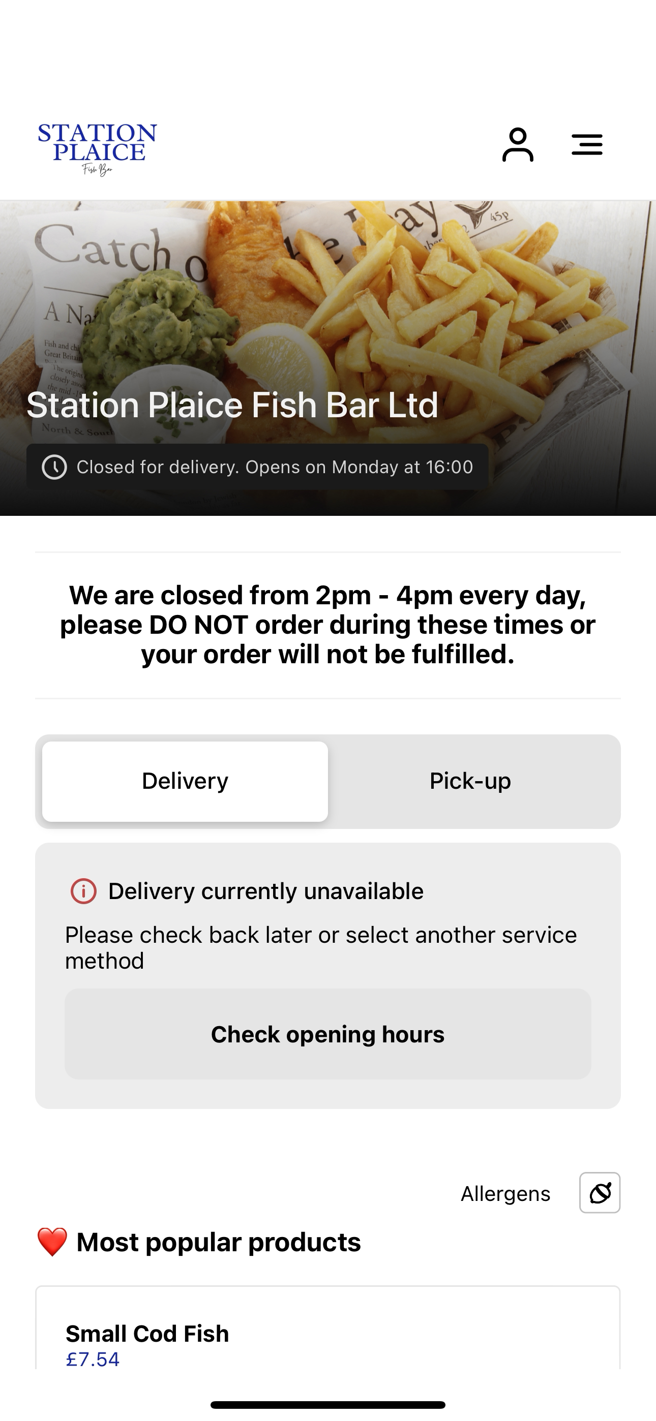 Station Plaice Fish Bar screenshot 3