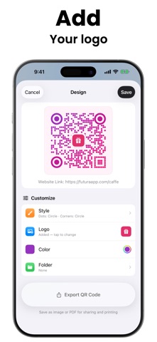 QR Code Generator by Qrysta screenshot