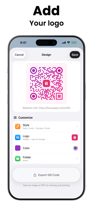 QR Code Generator by Qrysta Screenshot 3 of 6