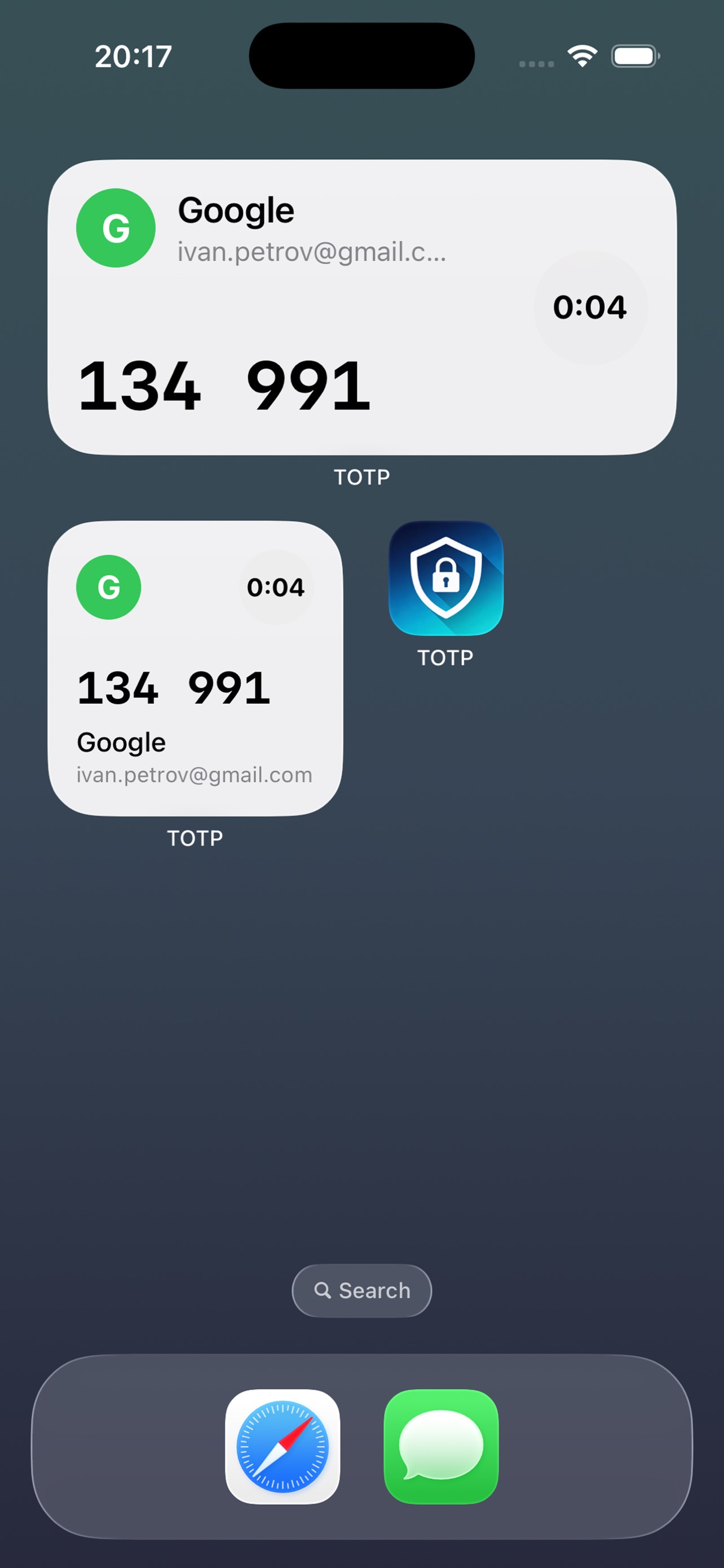Authenticator TOTP screenshot 7