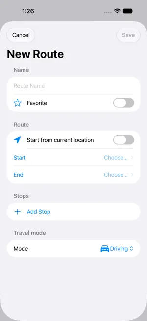 Simple RouteBook screenshot 1