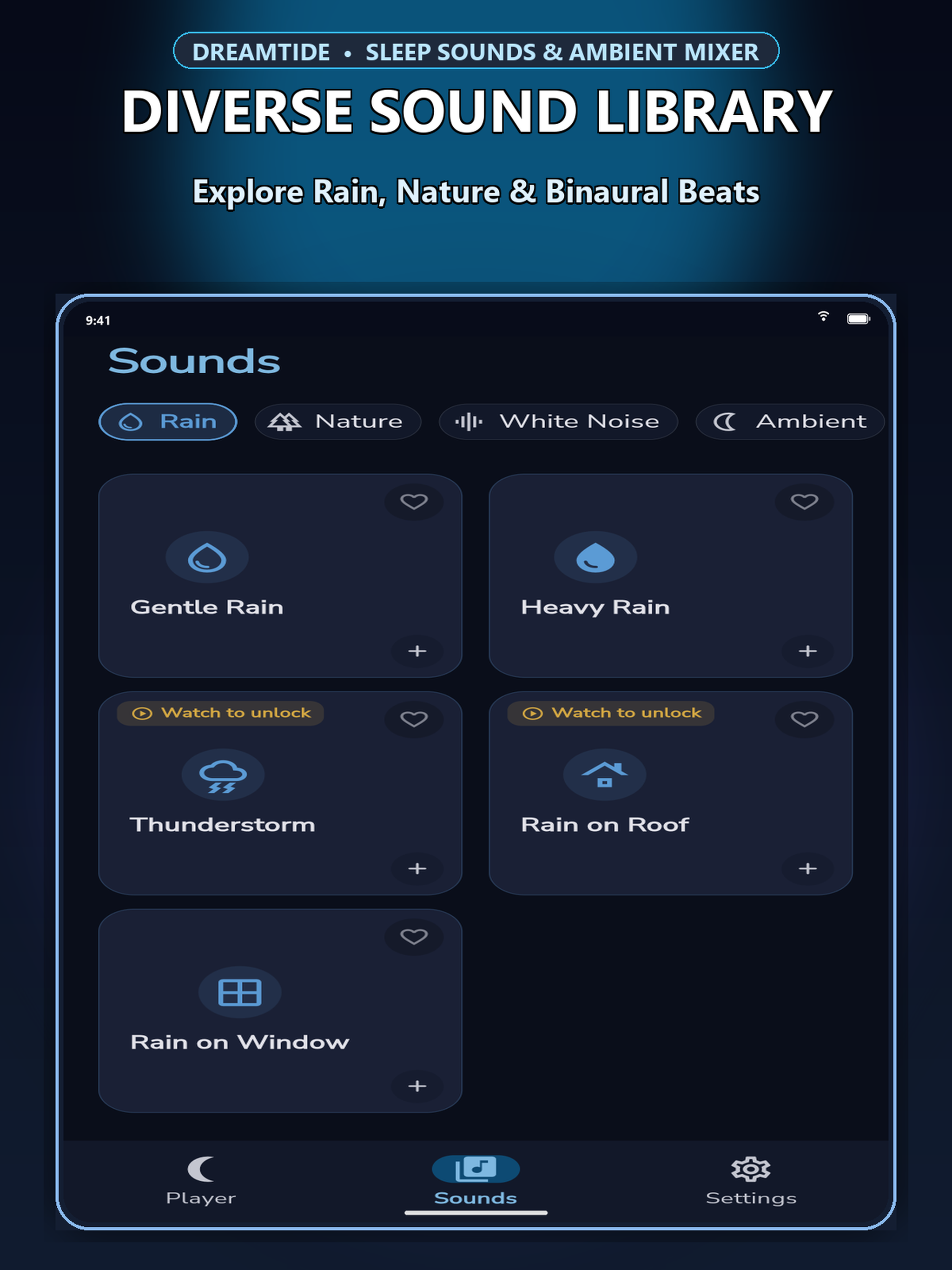 DreamTide: Sleep Sounds & Rain screenshot 6
