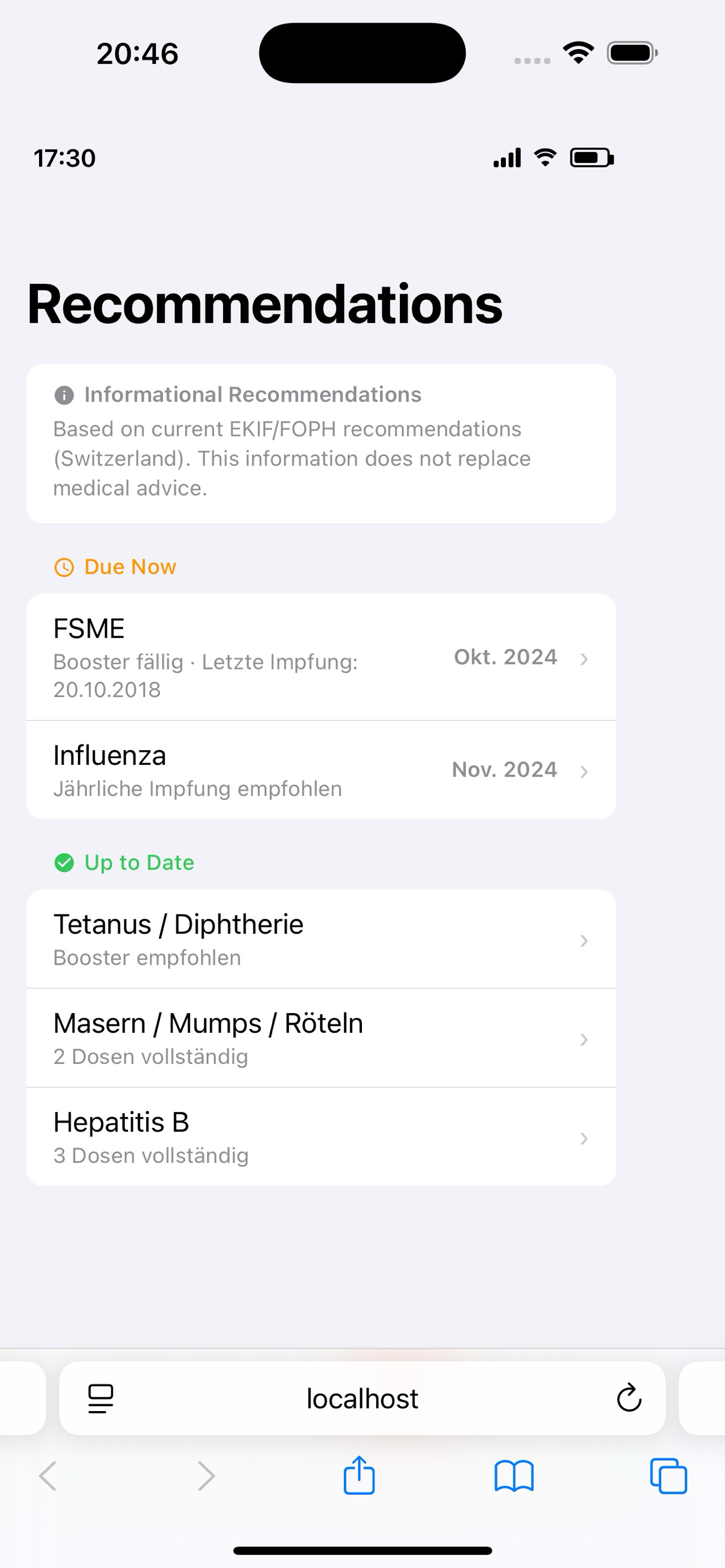 axSuisse – Vaccine Passport screenshot 3