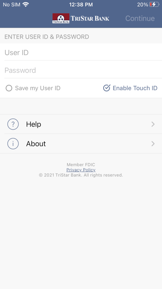 #2. TriStar Bank Mobile (iOS) 由: TriStar Bank