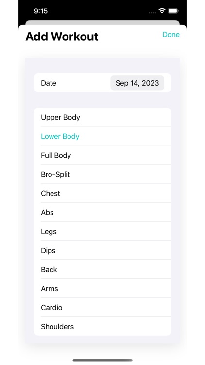 Log My Workout screenshot-3