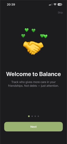 Balance - FriendScale Screenshot 1 of 7