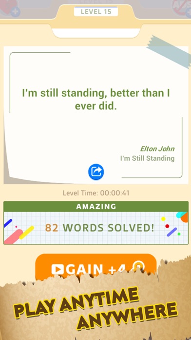 Cryptogram Go Screenshot