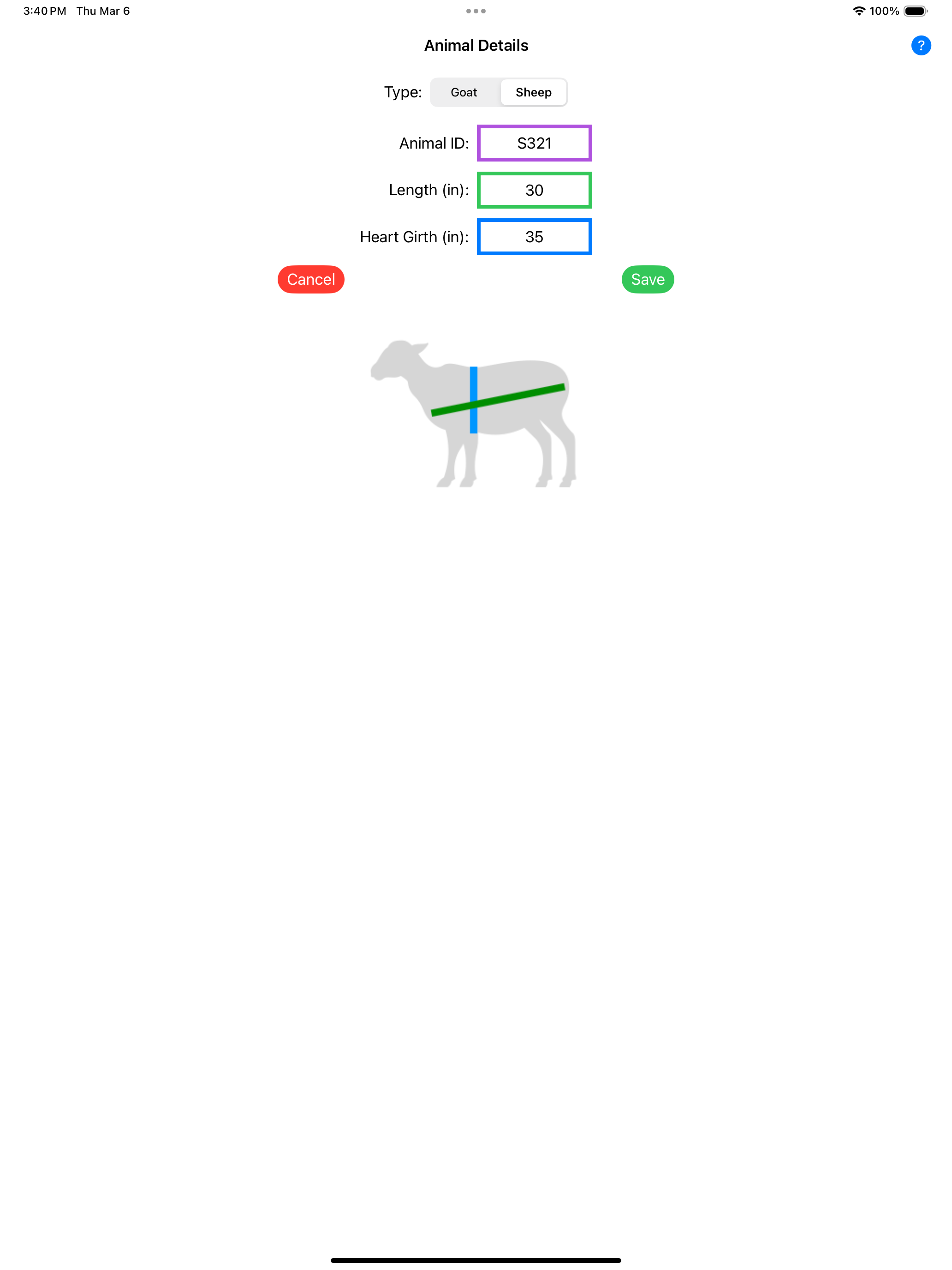 Goat / Sheep Weight Estimator screenshot 8