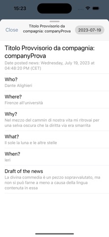 Pressphone screenshot