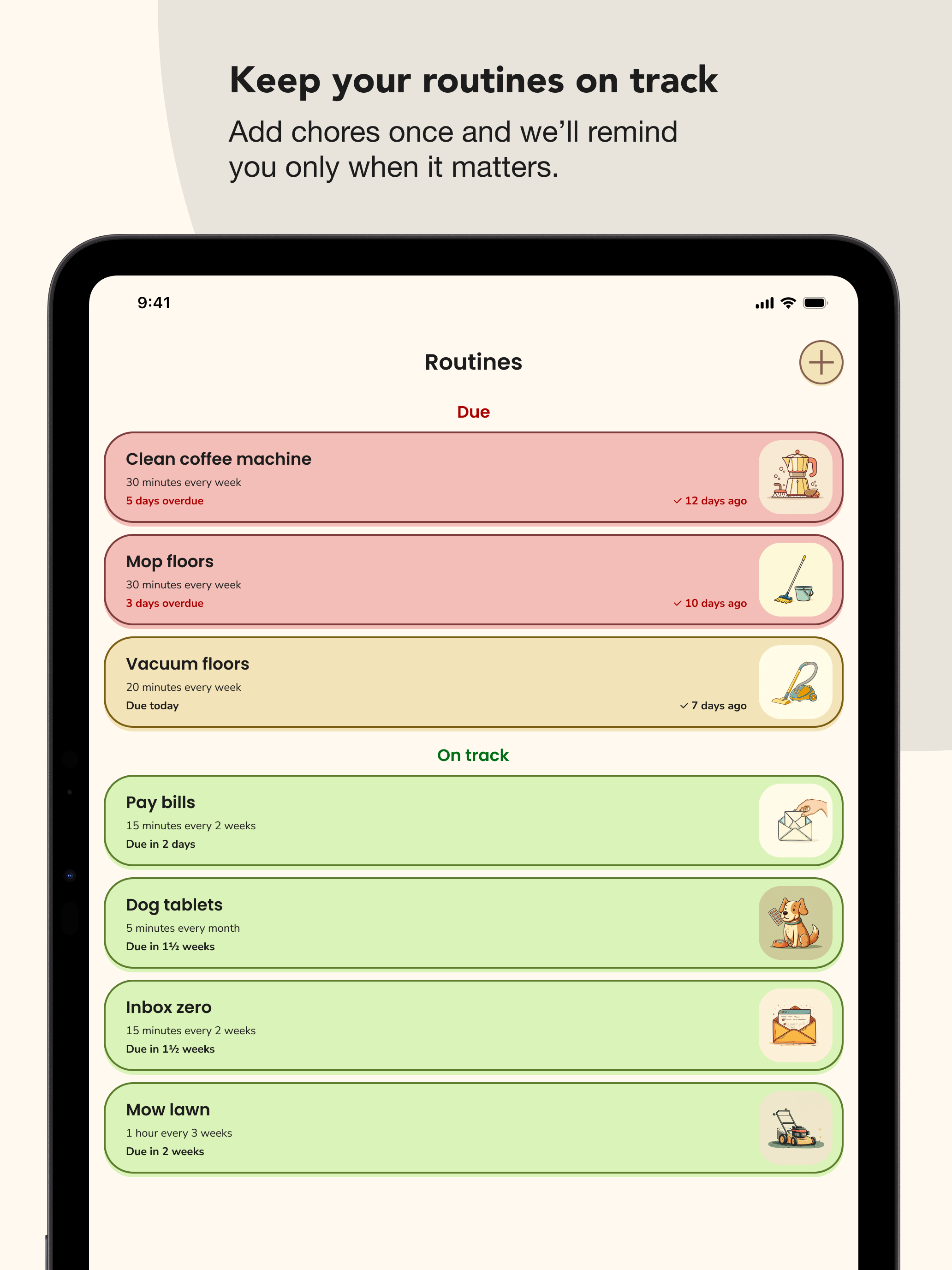 Routinely Chores Tracker