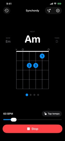Synchordy iPhone screenshot