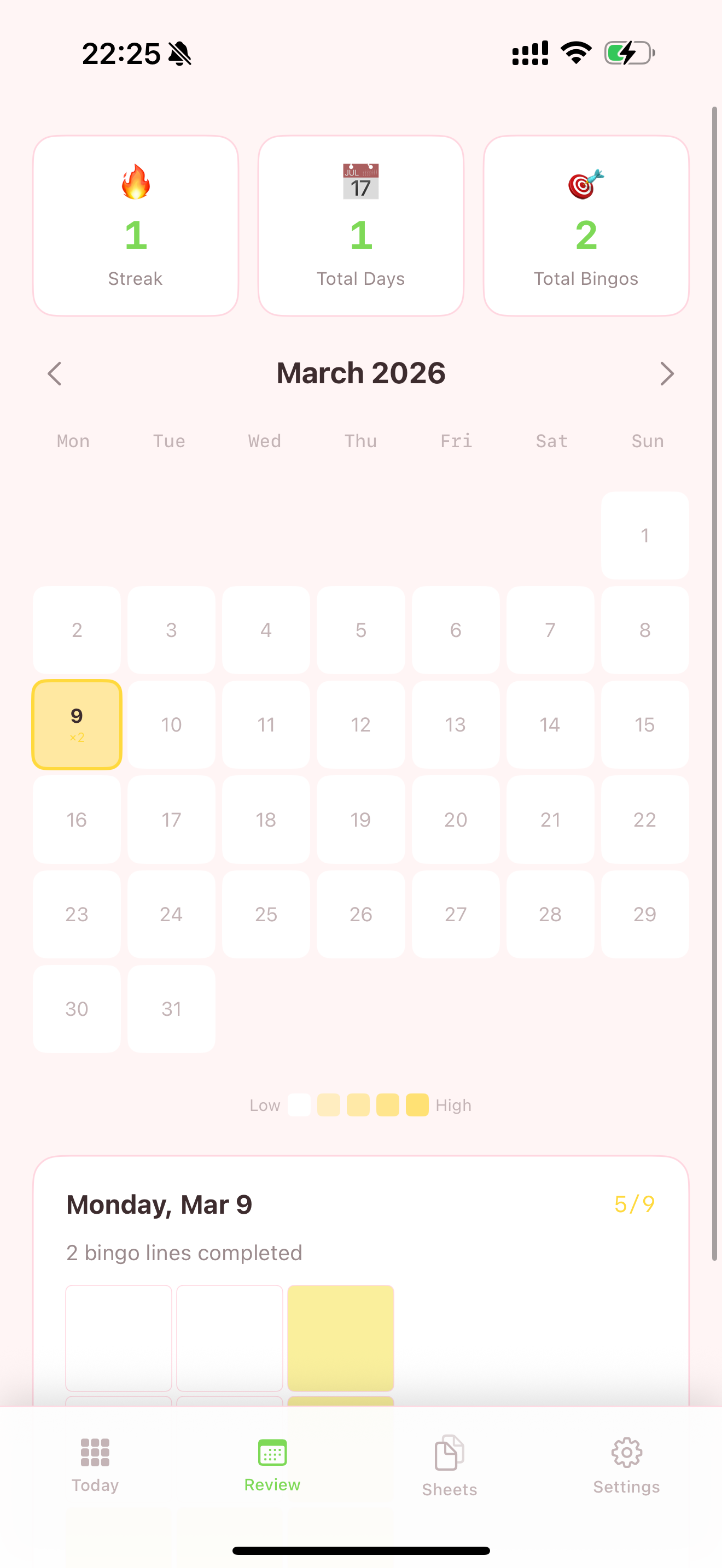 Bingo Life: Gamified To-Do
