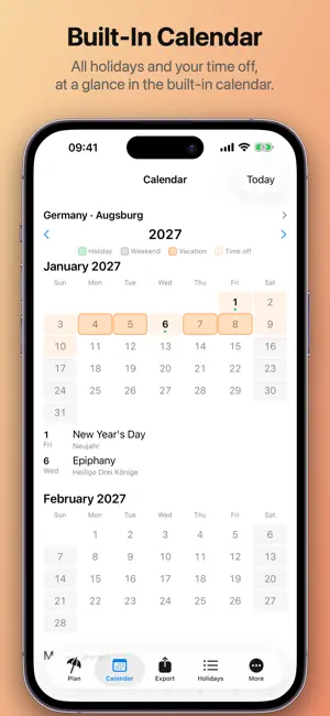 Holidaily screenshot 2